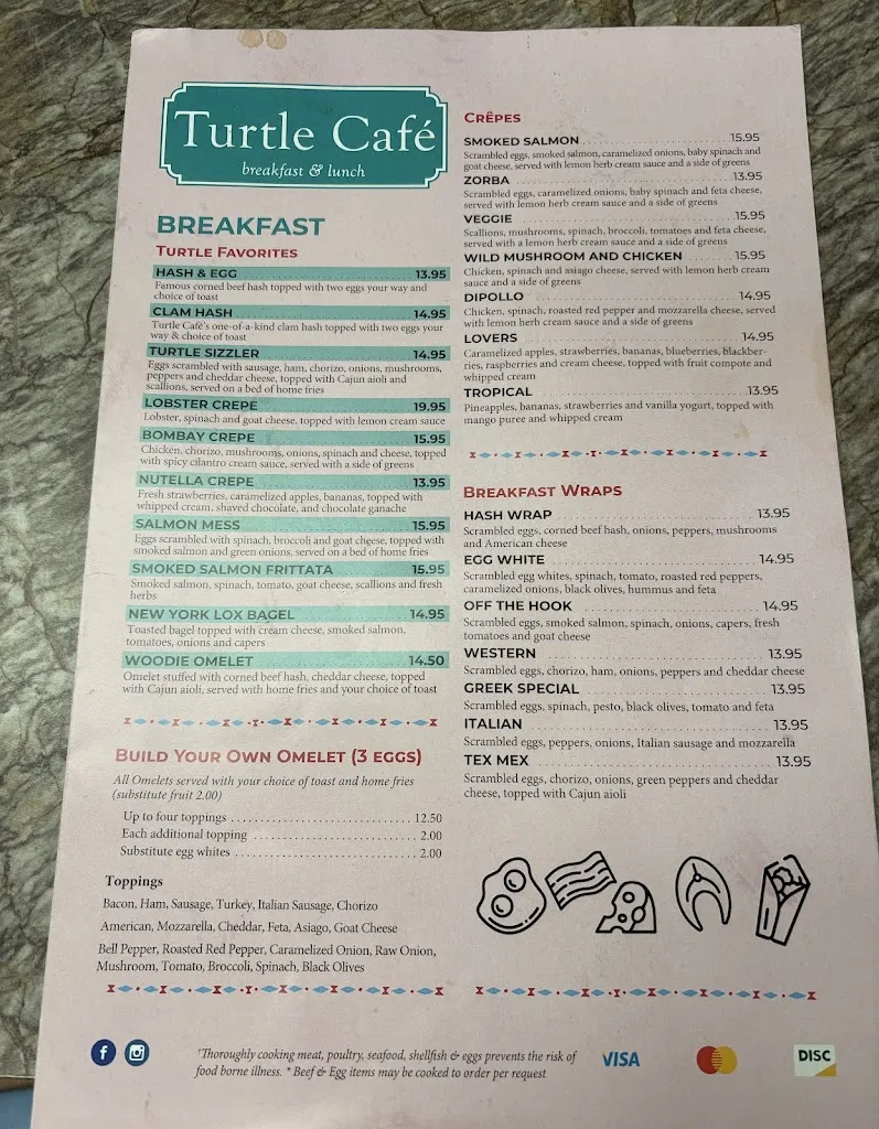Menu_Turtle Cafe_Westbrook, CT_image_old_2
