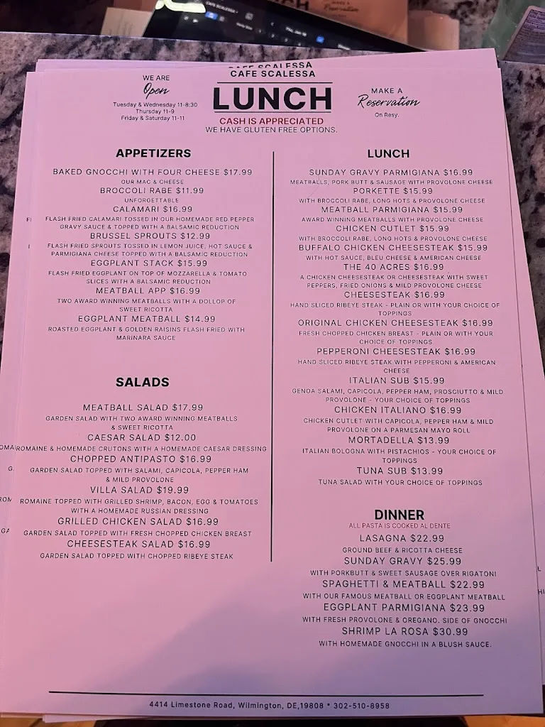 Menu_Cafe Scalessa_Wilmington, DE_image_old_2