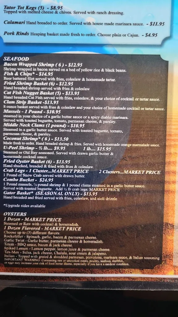 Menu_Skinny's Bar & Grill_Hudson, FL_image_old_1