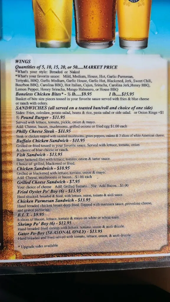 Menu_Skinny's Bar & Grill_Hudson, FL_image_old_3