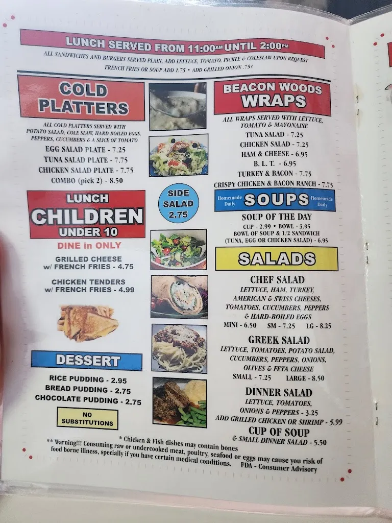Menu_Beacon Wood's Family Restaurant_Hudson, FL_image_old_2