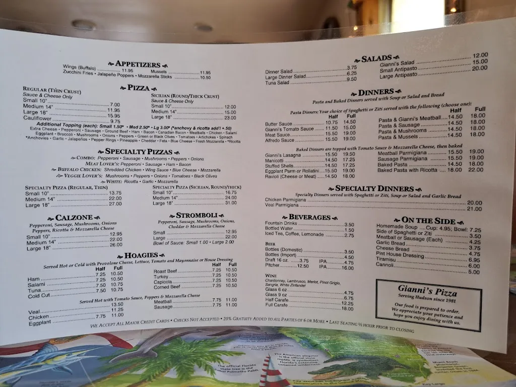 Menu_Gianni's Pizza - Hudson, FL (no other locations)_Hudson, FL_image_old_2