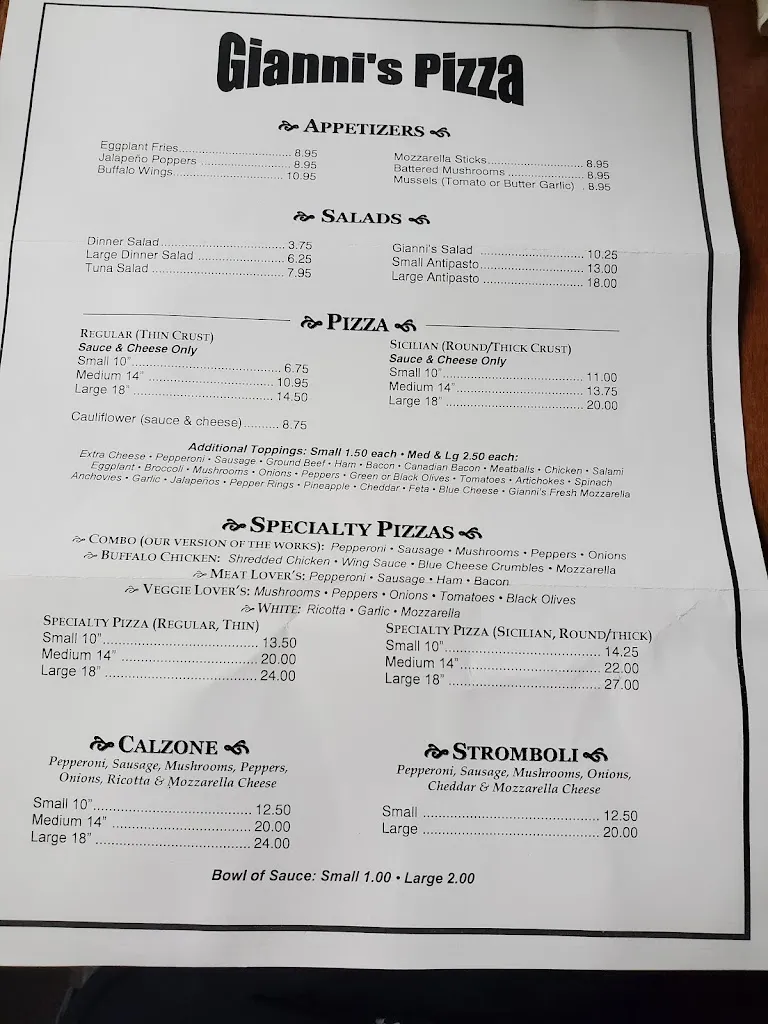 Menu_Gianni's Pizza - Hudson, FL (no other locations)_Hudson, FL_image_old_3