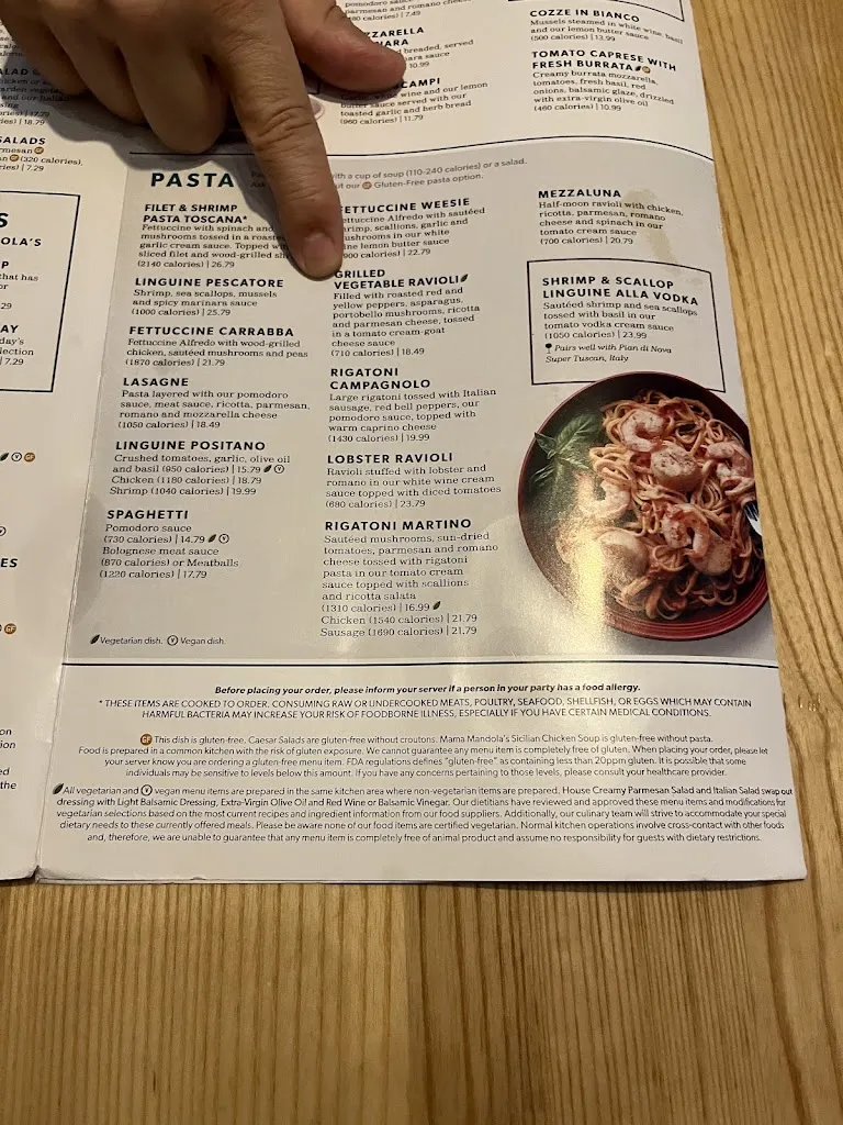 Menu_Carrabba's Italian Grill_Port Richey, FL_image_old_3