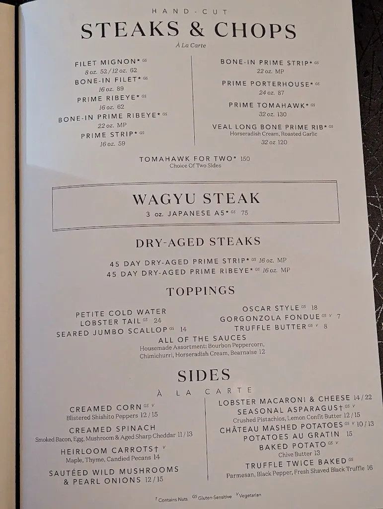 Menu_Del Frisco's Double Eagle Steakhouse_Orlando, FL_image_old_3