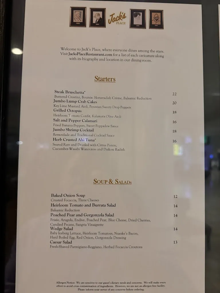 Menu_Jack's Place_Orlando, FL_image_old_1