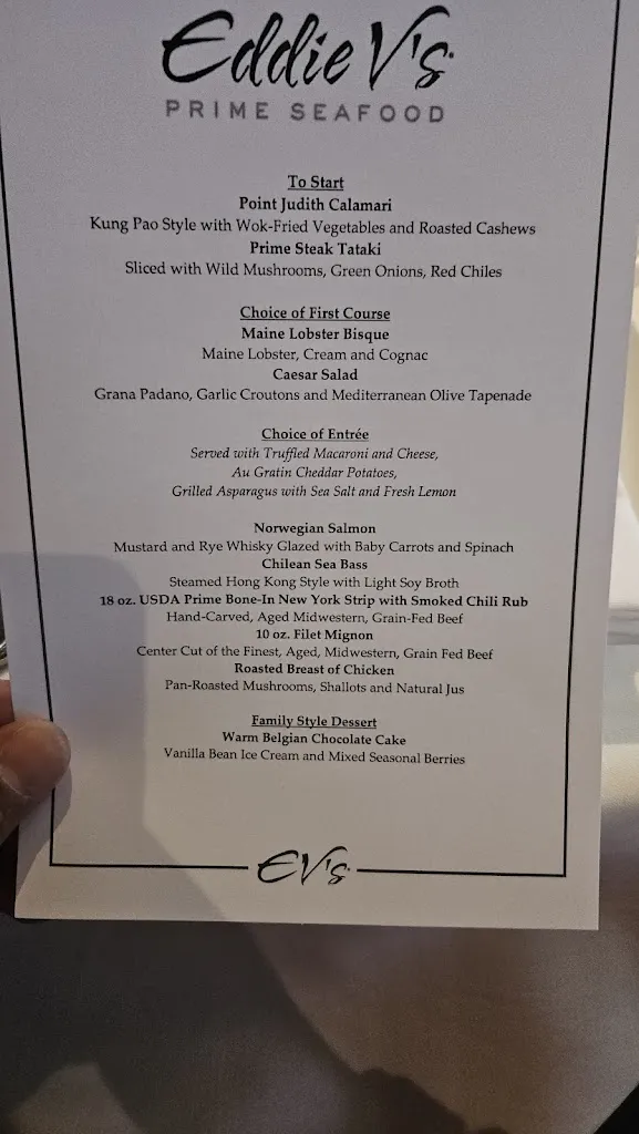 Menu_Eddie V's Prime Seafood_Orlando, FL_image_old_3