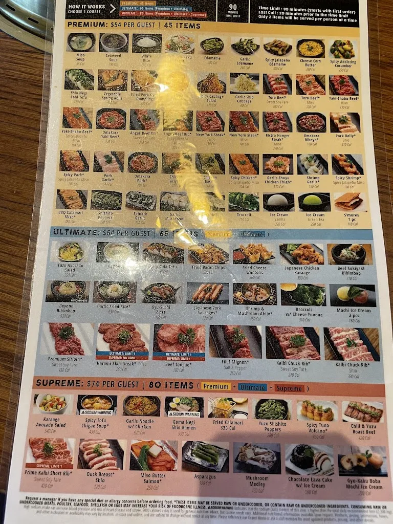 Menu_Gyu-Kaku Japanese BBQ_Orlando, FL_image_old_1