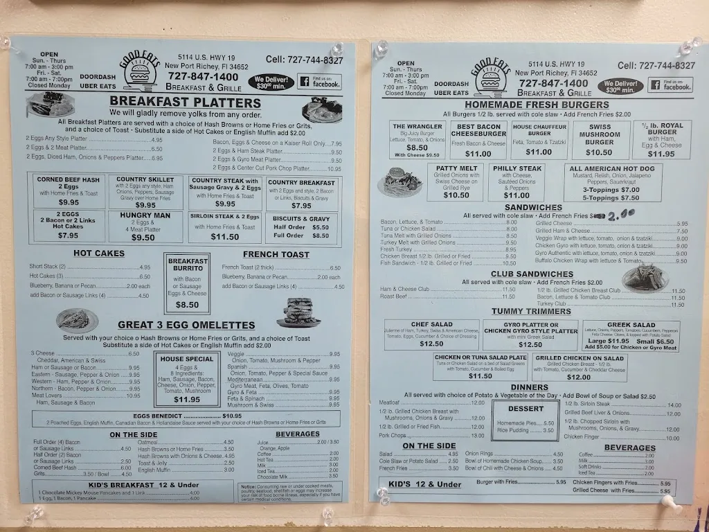 Menu_Good Eats Breakfast and Grill_New Port Richey, FL_image_old_2