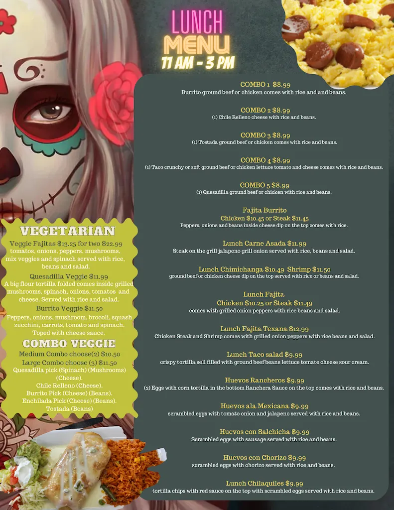 Menu_Las Perlas Mexican Restaurant_New Port Richey, FL_image_old_1