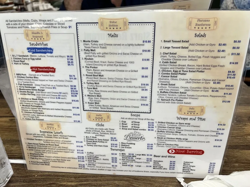 Menu_Starz Restaurant_New Port Richey, FL_image_old_1