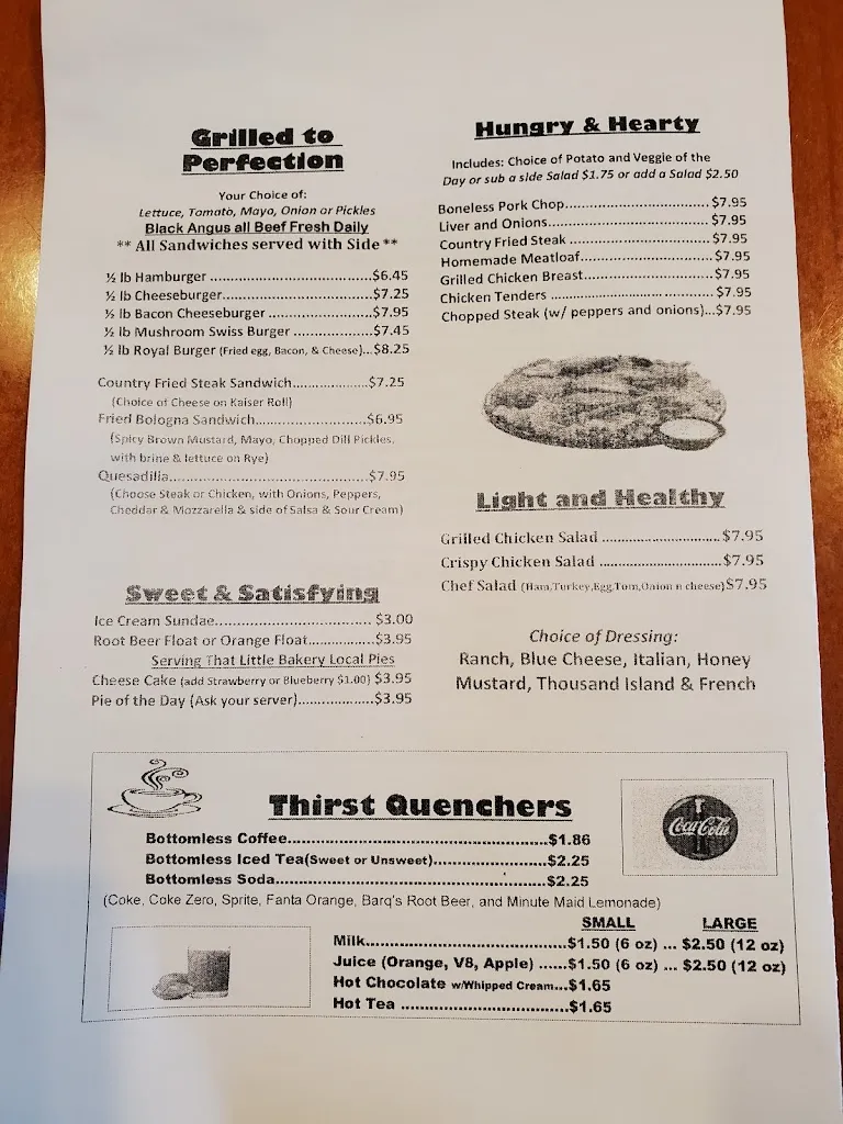 Menu_The Holiday House Restaurant_Holiday, FL_image_old_1
