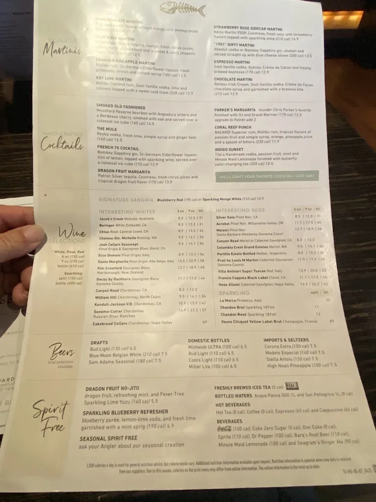 Menu_Bonefish Grill_Belleair Bluffs, FL_image_old_2