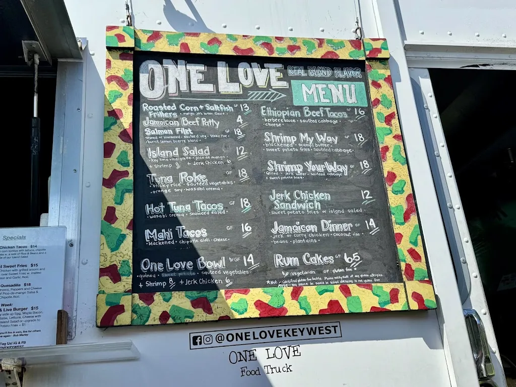 Menu_One Love Food Truck_Naval Air Station Key West, FL_image_old_3