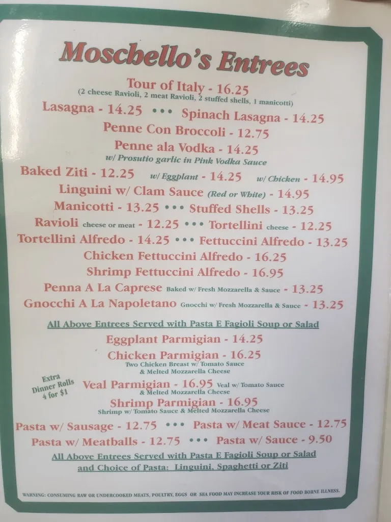 Menu_Moschello's II_Citrus Springs, FL_image_old_2