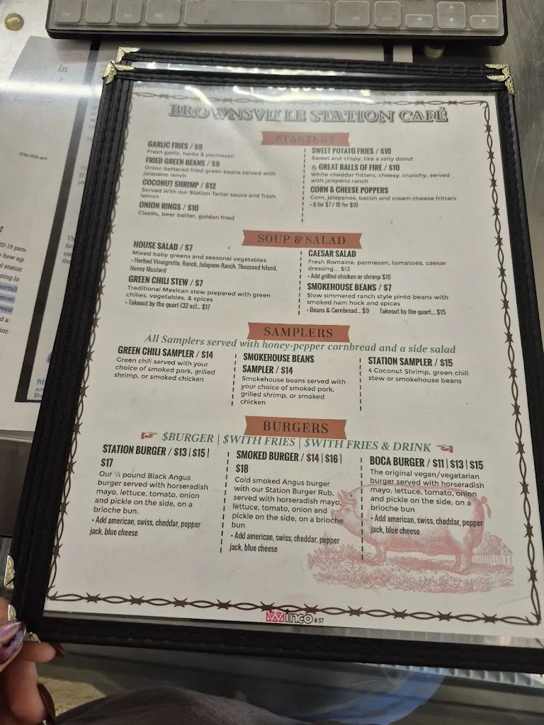 Menu_Brownsville Station Cafe_Brownsville, CA_image_old_1
