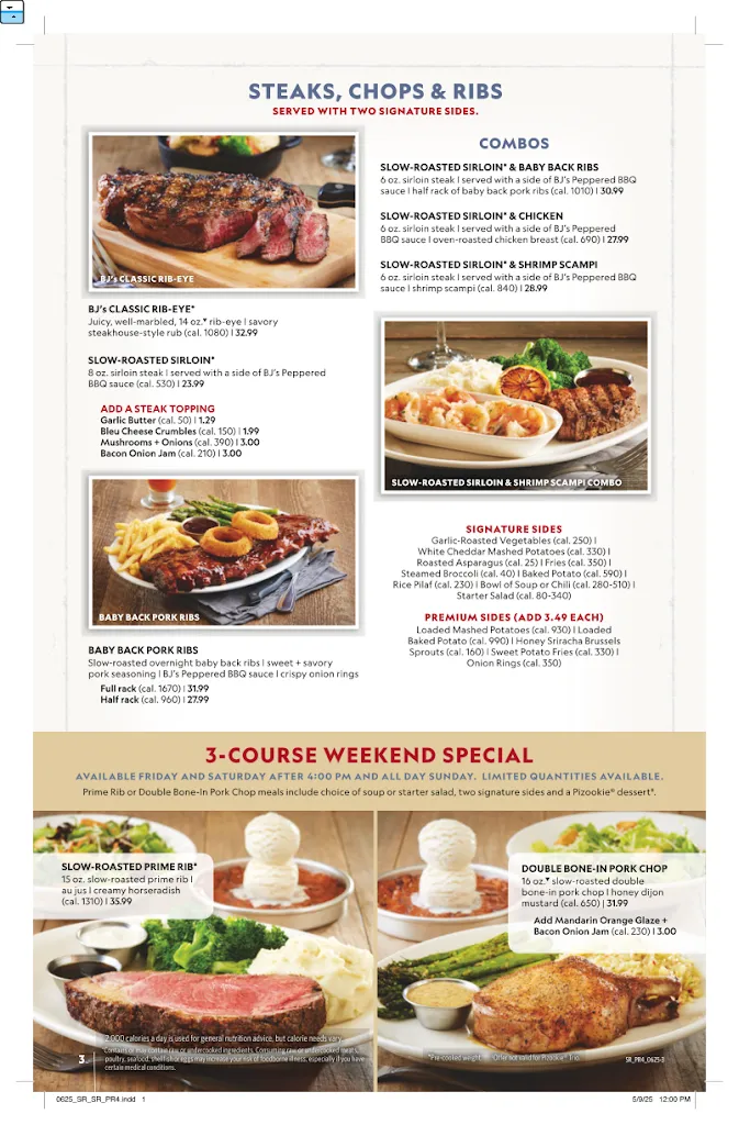Menu_BJ's Restaurant & Brewhouse_Citrus Park, FL_image_old_2