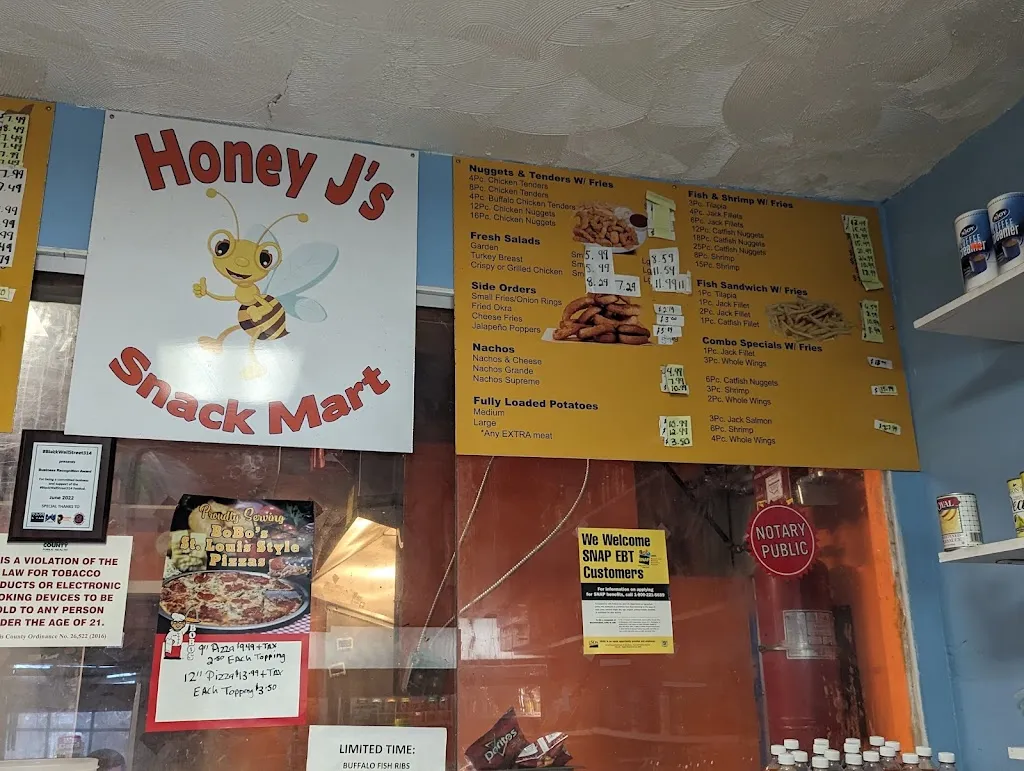 Menu_Honey J's Snack Shop_St. Louis, MO_image_old_3