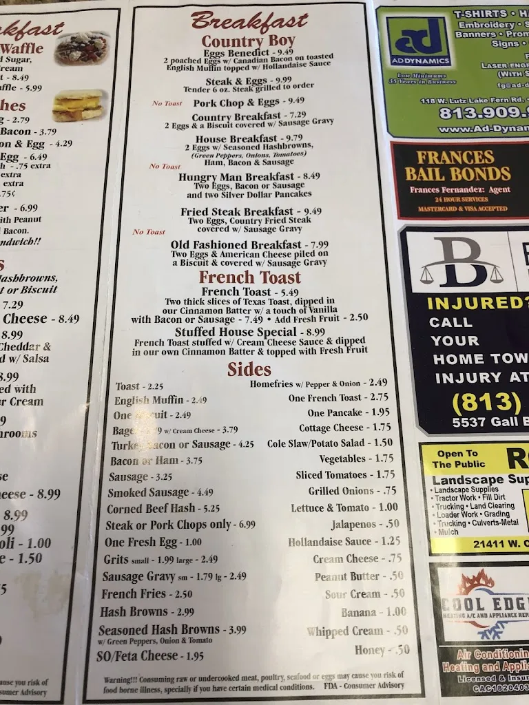 Menu_Eurotaste Grill_Land O' Lakes, FL_image_old_1