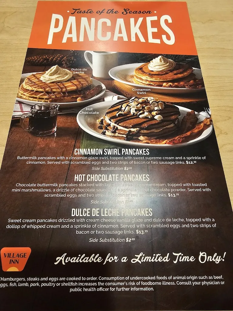 Menu_Village Inn_Land O' Lakes, FL_image_old_1