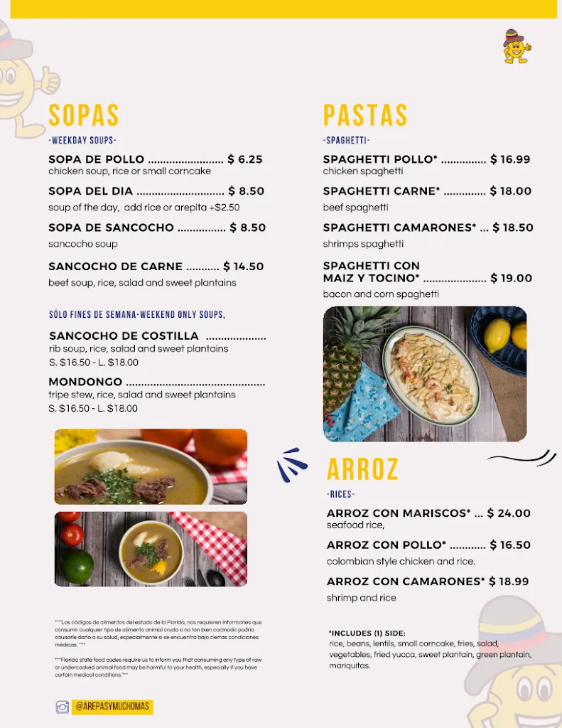 Menu_Arepas y mucho más_Miami, FL_image_old_2