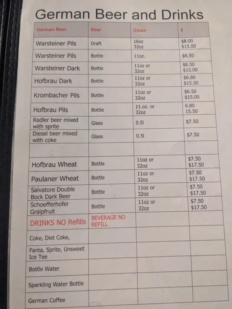 Menu_Taste of Berlin German Cuisine_Brandon, FL_image_old_2