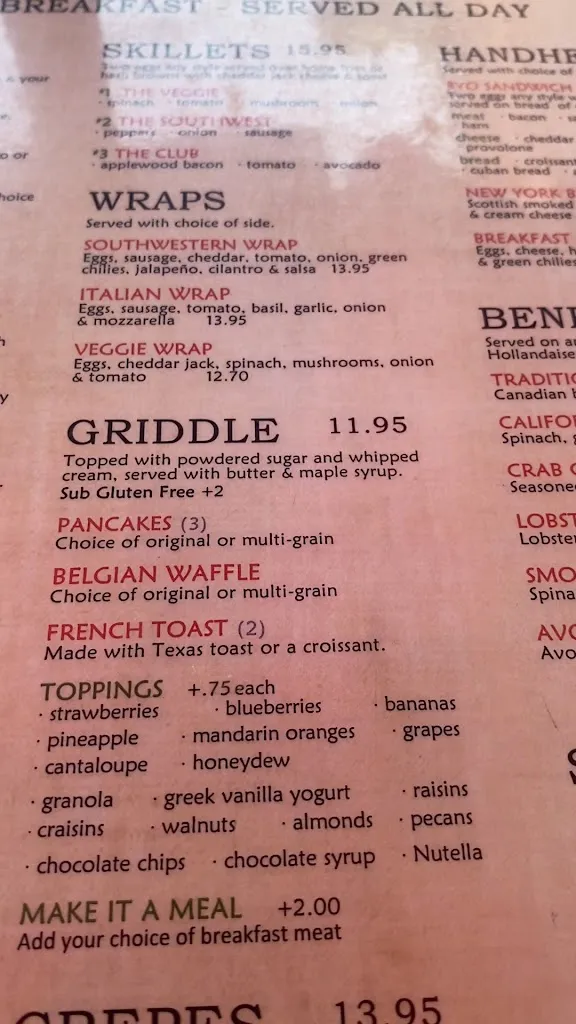Menu_East Lake Cafe_Palm Harbor, FL_image_old_2