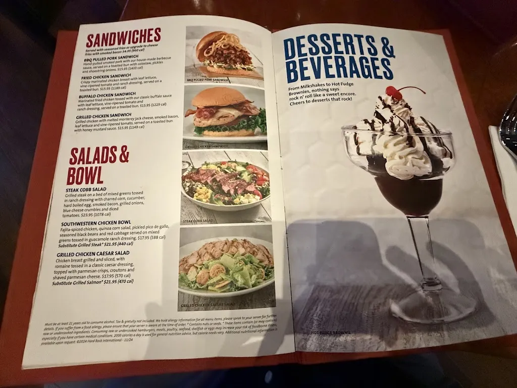 Menu_Hard Rock Cafe_Tampa, FL_image_old_2