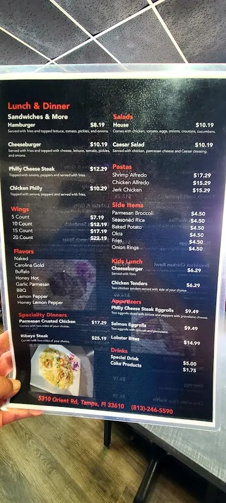 Menu_4 Us Cafe & bakery_Tampa, FL_image_old_3