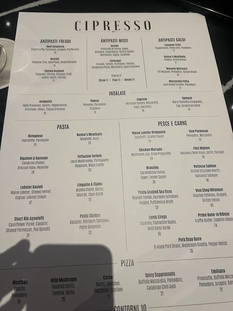 Menu_Cipresso (in Seminole Hard Rock Tampa)_Tampa, FL_image_old_3