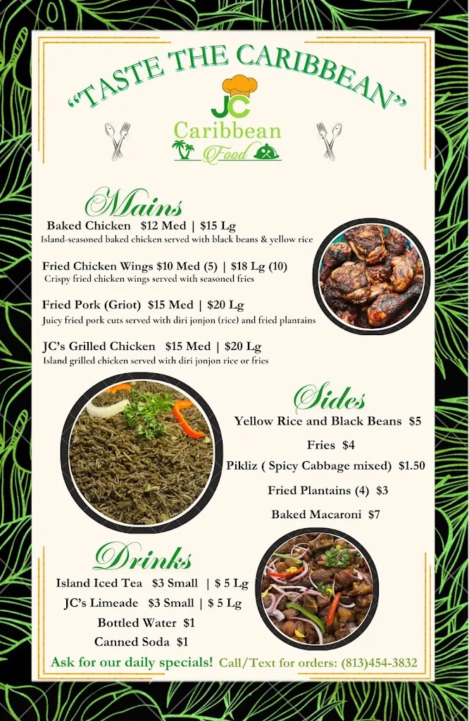 Menu_JC Caribbean Food_Tampa, FL_image_old_1