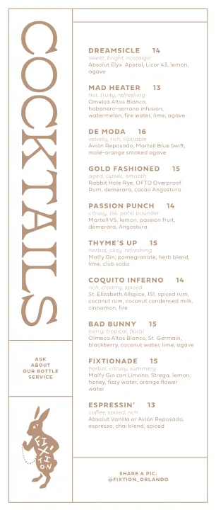 Menu_Fixtion Restaurant & Bar_Orlando, FL_image_old_3