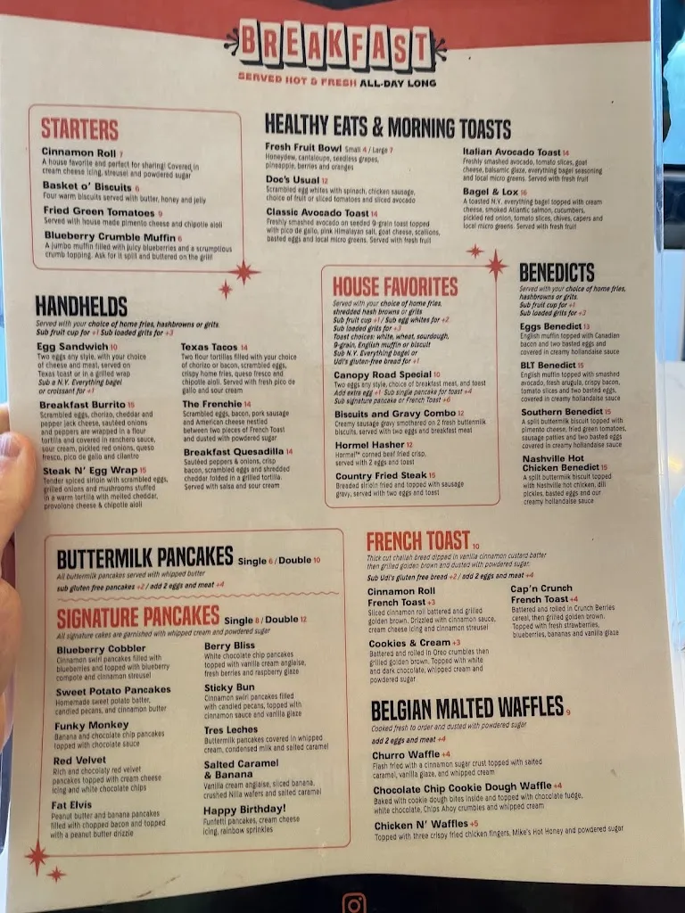 Menu_Canopy Road Cafe Fishhawk_Lithia, FL_image_old_1