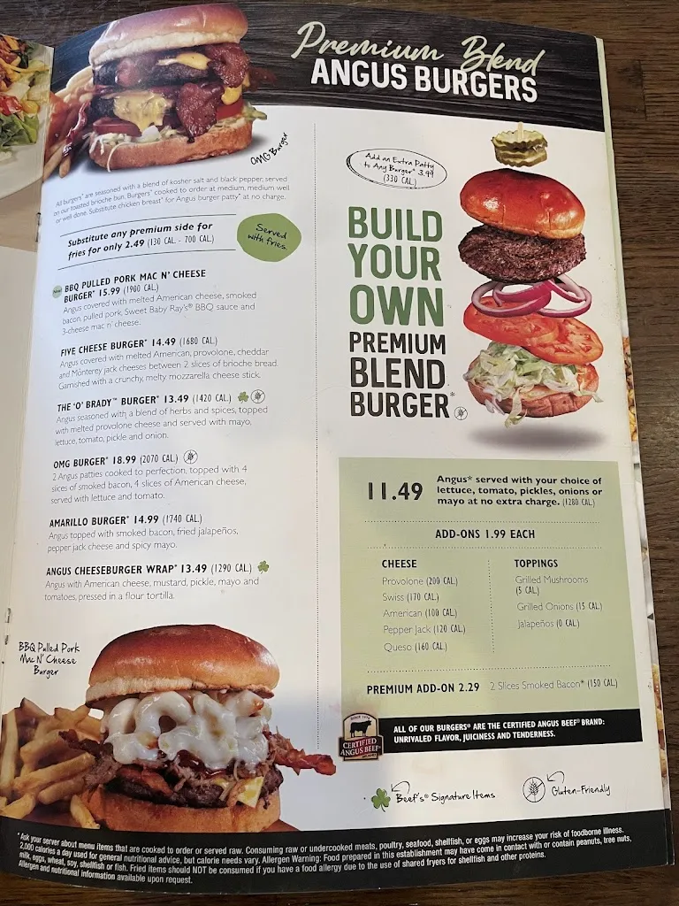 Menu_Beef 'O' Brady's_Lithia, FL_image_old_1
