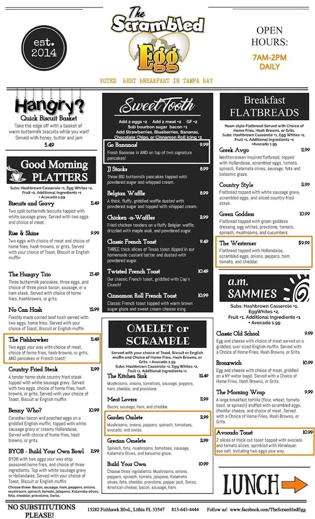 Menu_The Scrambled Egg_Lithia, FL_image_old_3