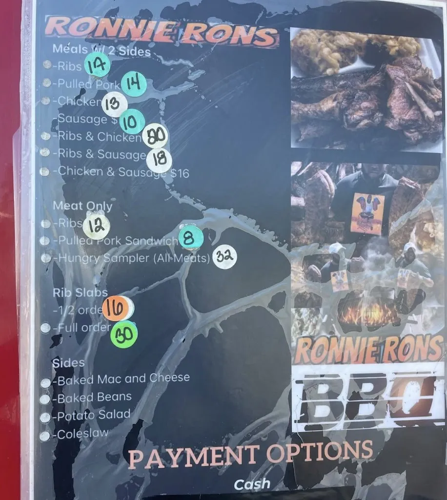 Menu_Ronnie Ron’s BBQ_Lithia, FL_image_old_3