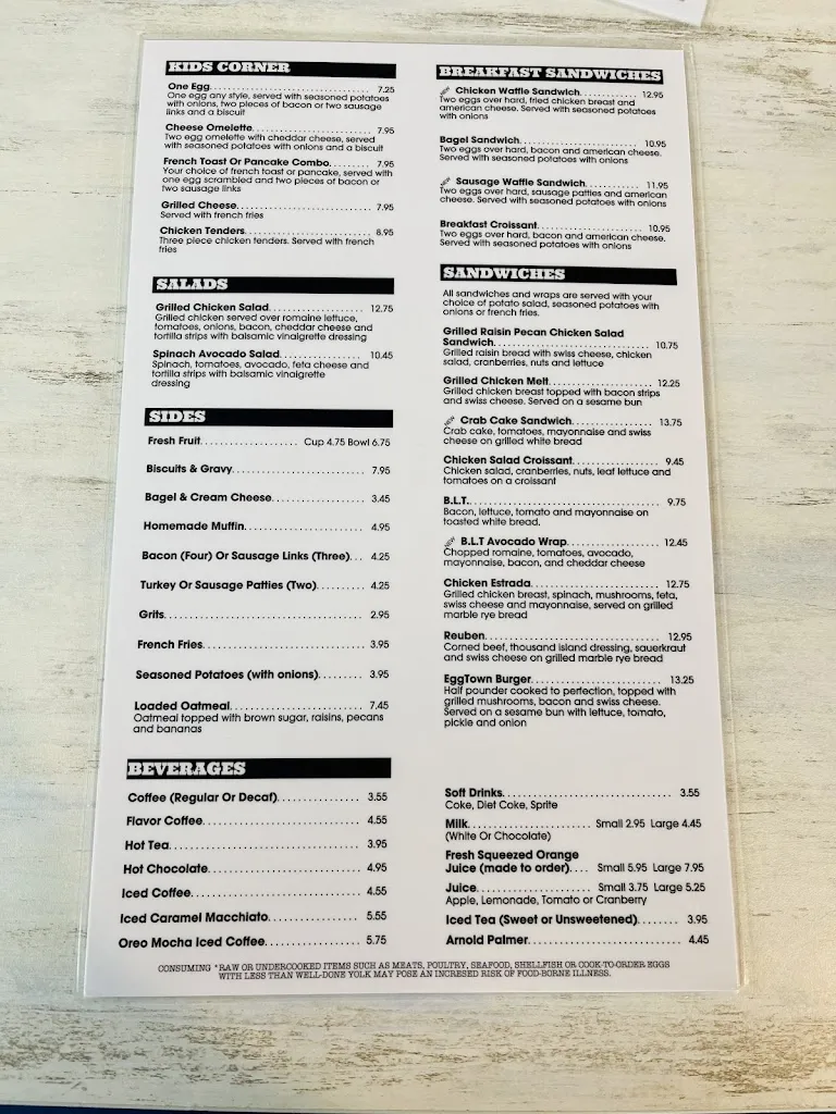 Menu_EggTown - Lithia_Lithia, FL_image_old_3