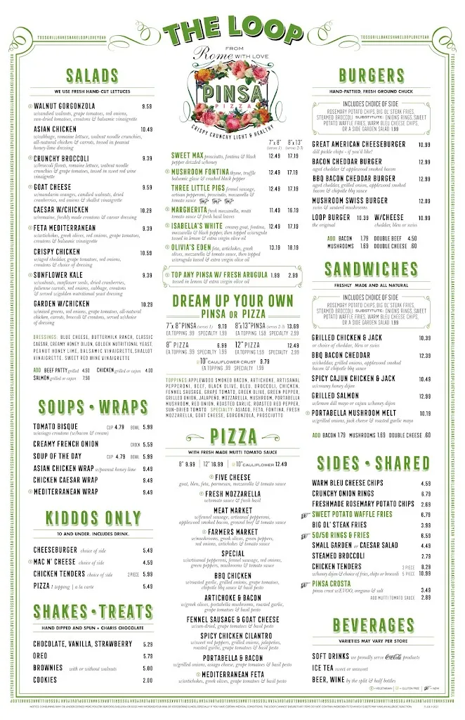 Menu_THE LOOP RESTAURANT_Fleming Island, FL_image_old_3