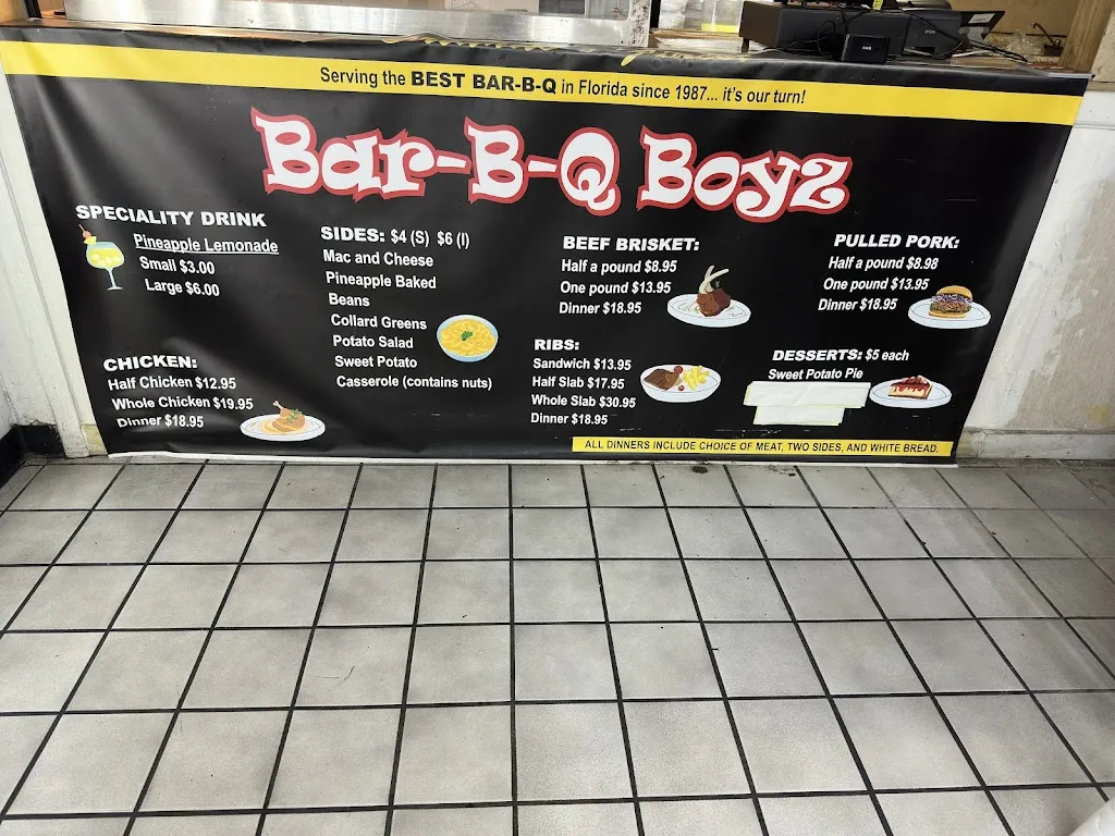 Menu_Bar-B-Q Boyz_Orlando, FL_image_old_2