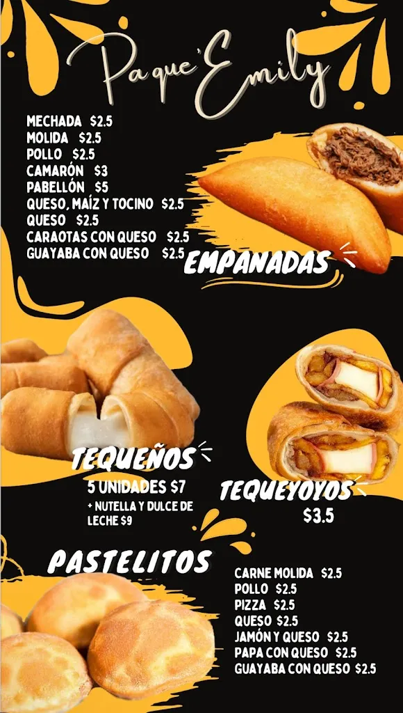Menu_Pa’ Que Emily_Miami, FL_image_old_1
