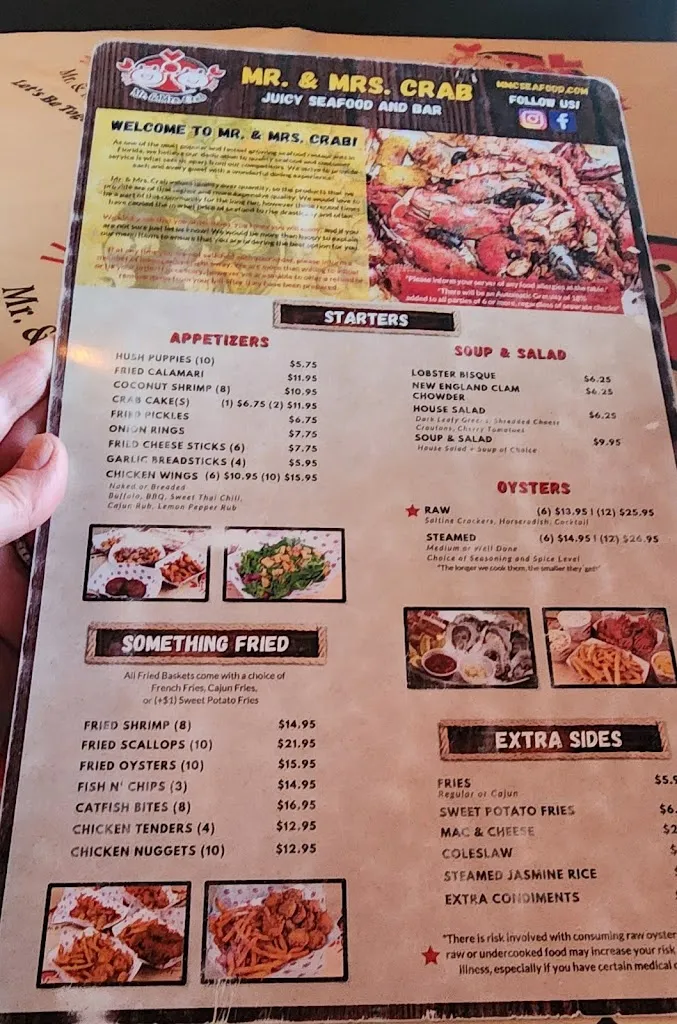 Menu_Mr. & Mrs. Crab - Gandy_Tampa, FL_image_old_2