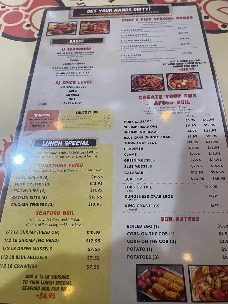 Menu_Mr. & Mrs. Crab - Gandy_Tampa, FL_image_old_3