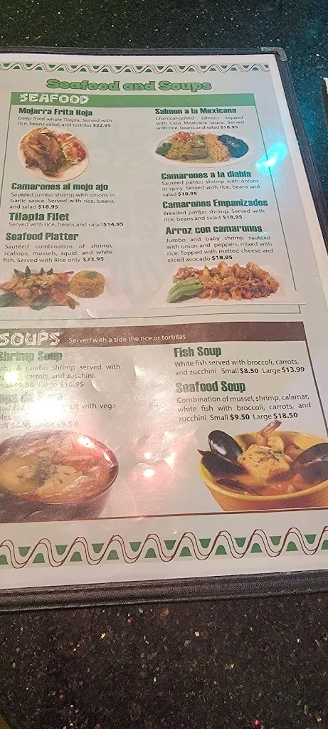 Menu_Casa Mexicana Bar & Grill_Tampa, FL_image_old_3