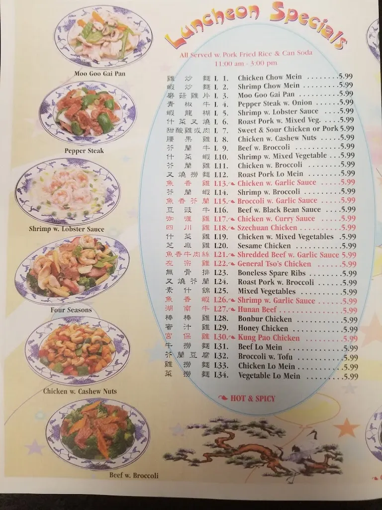 Menu_New China Restaurant_Tampa, FL_image_old_3