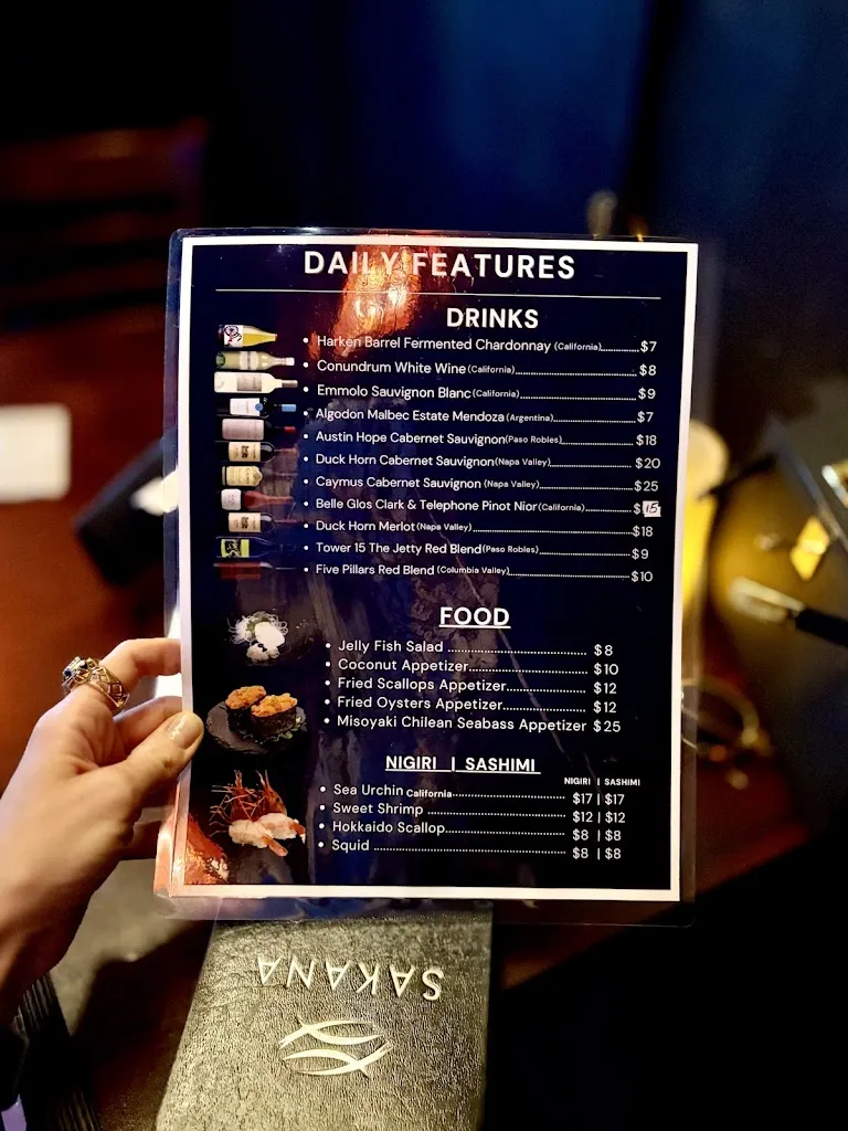 Menu_Sakana Sushi Restaurant_Tampa, FL_image_old_1