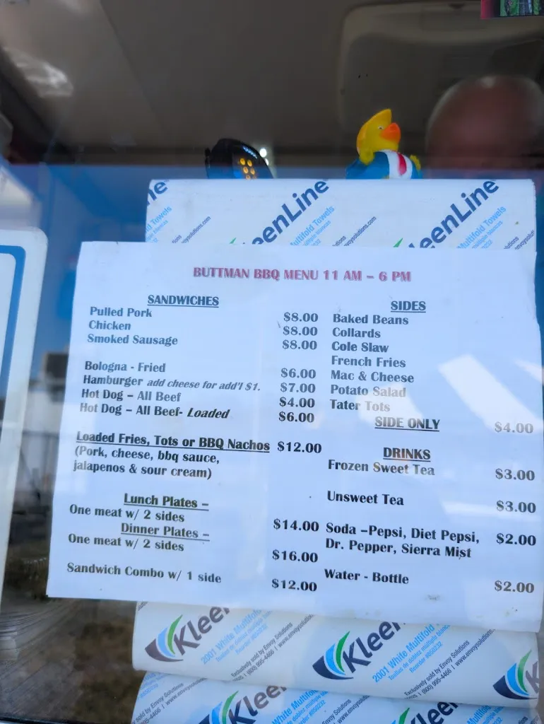 Menu_Buttman BBQ_Gibsonton, FL_image_old_1