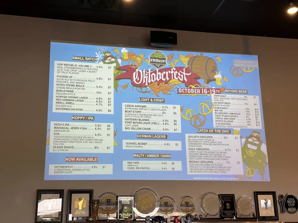 Menu_Fort Myers Brewing Company_Fort Myers, FL_image_old_2