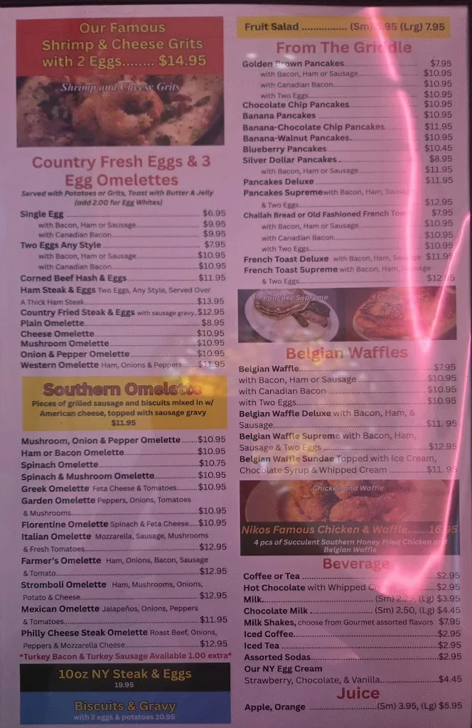 Menu_Niko's New York Diner_Hudson, FL_image_old_2