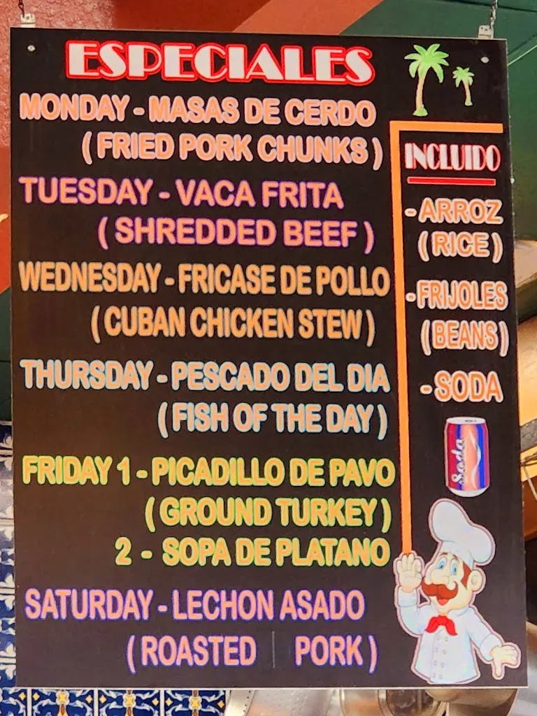 Menu_Sergio's Restaurant_Hialeah Gardens, FL_image_old_2