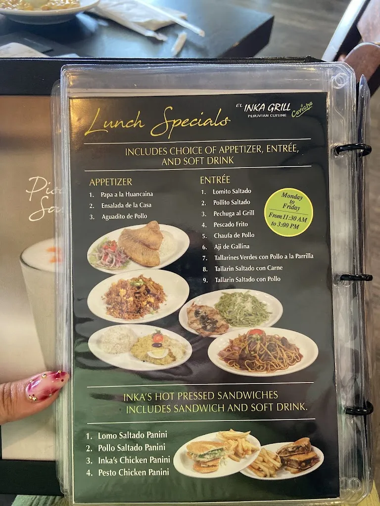 Menu_El Inka Grill_Orlando, FL_image_old_2
